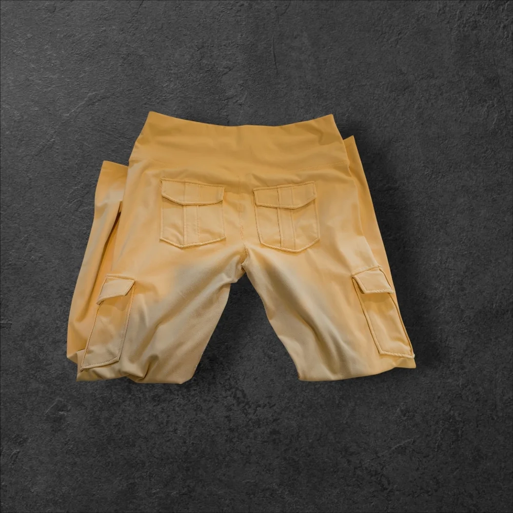 Stylish Yellow Leggings - Picture 3 of 4